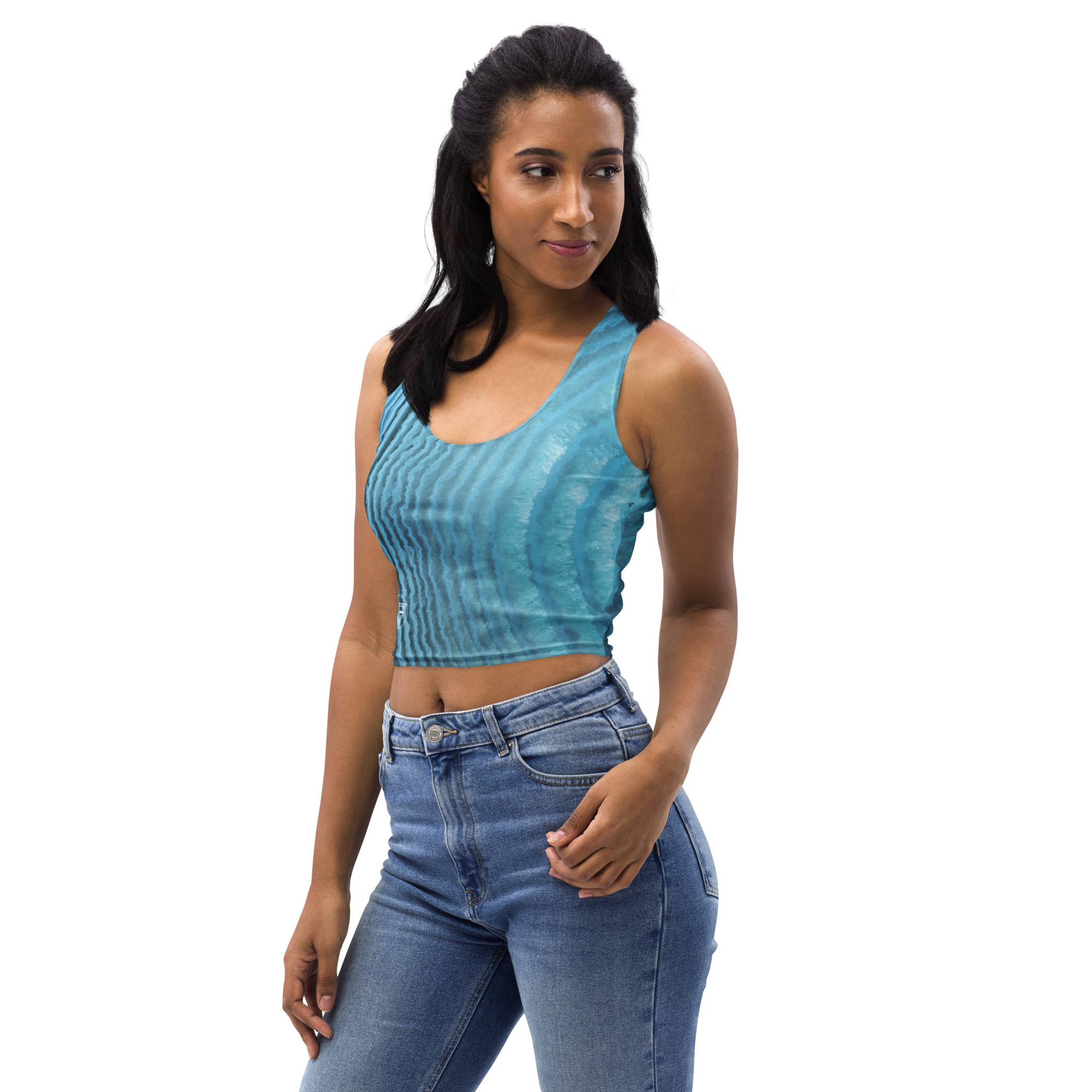 GENUINE CROP TANK Confused Girl In The City